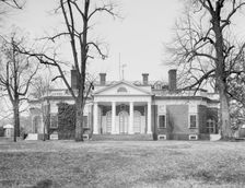 Monticello, the home of Thomas Jefferson, Charlottesville, Va., c1905. Creator: Unknown