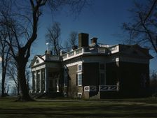 Monticello, home of Thomas Jefferson, Charlottesville, Va., 1943. Creator: John Collier