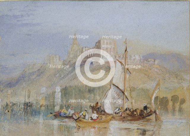 Montjean, c1830. Artist: JMW Turner.