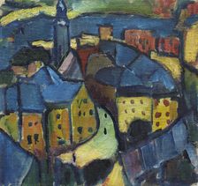 Montjoie (Monschau II), 1912. Creator: Stenner, Hermann (1891-1914)