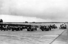 Montlhery in 1920's, showing banking. Creator: Unknown