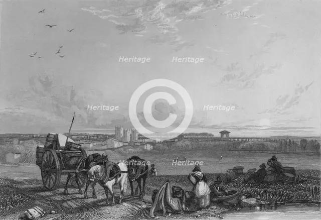 'Montpelier, France', 1838. Creator: James Tibbitts Willmore.