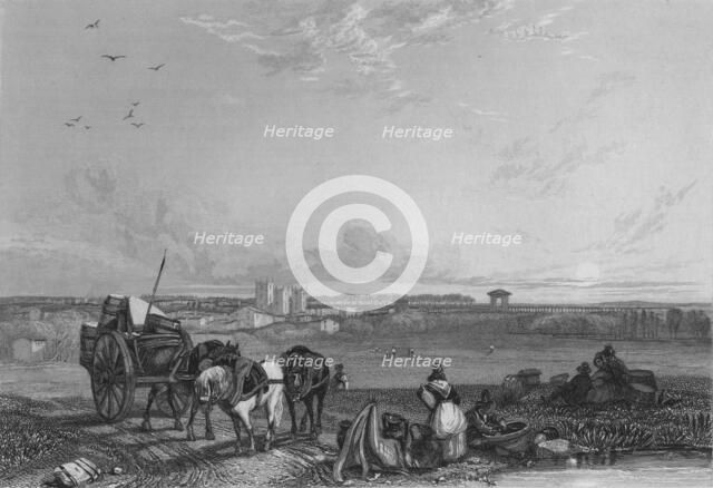 'Montpelier, France', 1838. Creator: James Tibbitts Willmore.