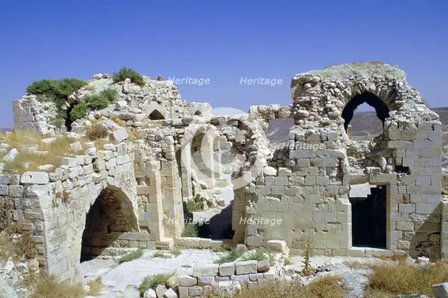 Montreal, Crusader castle, Shoubak, Jordan.  Creator: Vivienne Sharp.