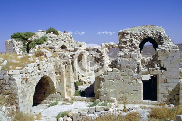 Montreal, Crusader castle, Shoubak, Jordan.  Creator: Vivienne Sharp.