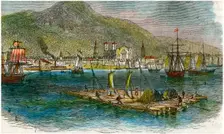 Montreal from the St Lawrence River, Quebec, Canada, c1880