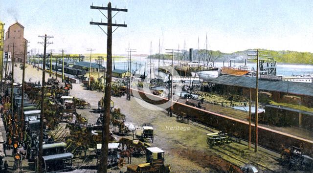 Montreal Harbour, Montreal, Canada, c1900s. Artist: Unknown