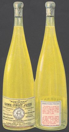 Montserrat Lime Fruit Juice, 1890s