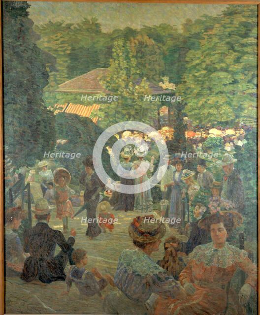 Montsouris Park, c1900. Creator: Ludovic Vallee.