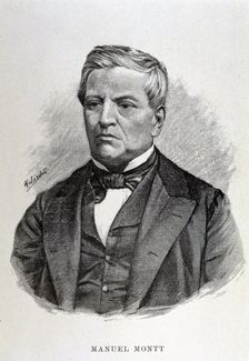 Montt, Manuel (1809 - 1880), Chilean politician, 1888. Creator: Vilardell