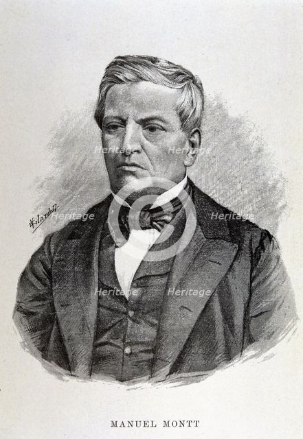 Montt, Manuel (1809 - 1880), Chilean politician, 1888. Creator: Vilardell.