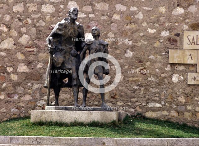 Monument dedicated to the 'Lazarillo de Tormes' in the city of Salamanca.