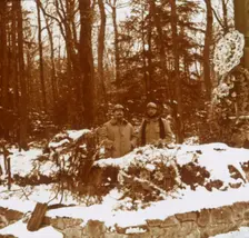 Monument des Chasseurs, Col de la Chipotte, eastern France, c1914-c1918