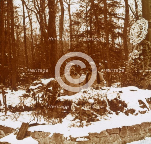 Monument des Chasseurs, Col de la Chipotte, eastern France, c1914-c1918. Artist: Unknown.
