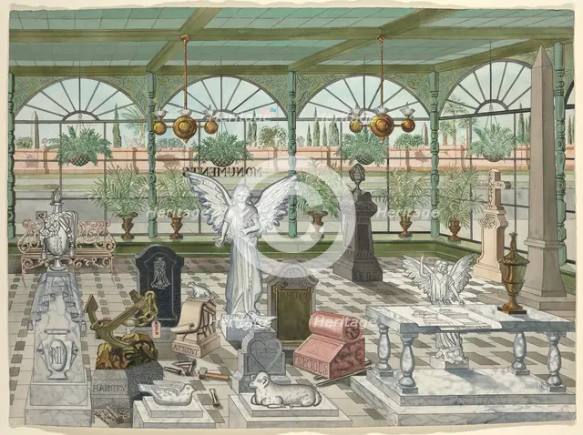 Monument Display Room, 1888, 1935/1942. Creator: Perkins Harnly.