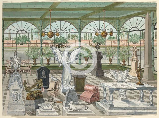 Monument Display Room, 1888, 1935/1942. Creator: Perkins Harnly.