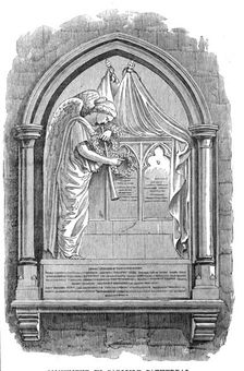 Monument in Carlisle Cathedral to the officers and privates of the 34th Regiment..., 1861. Creator: Unknown