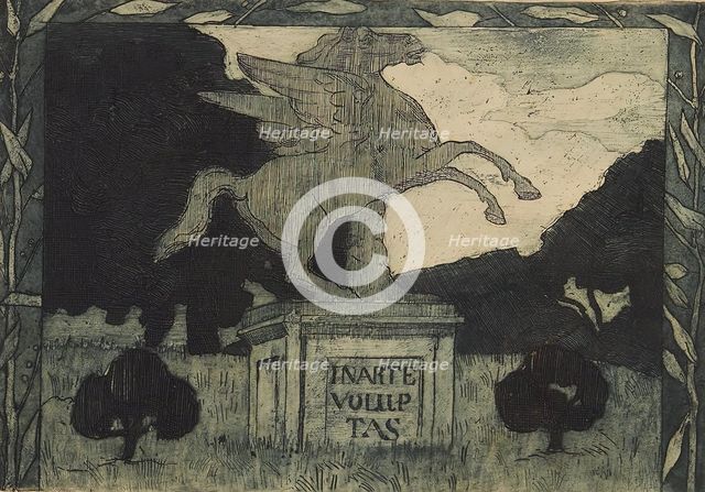 Monument - 'In Arte Voluptas', after 1920. Creator: Anny Dollschein.