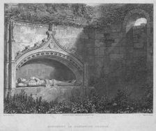 Monument in Borthwick Church 1819. Creator: George Cooke