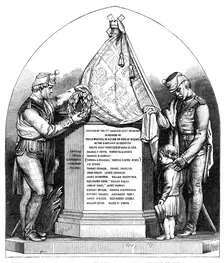 Monument in Glasgow Cathedral to the memory of...the 71st Regiment, by W. Brodie, R.S.A., 1868. Creator: Unknown