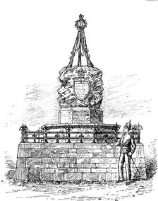 Monument in the Aberfan Cemetery, Merthyr Vale, over graves of volunteers drowned at Lavernock, 1890 Creator: Unknown