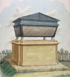 Monument in the churchyard of St Mary the Virgin, Leyton, Waltham Forest, London, c1820. Artist: Anon