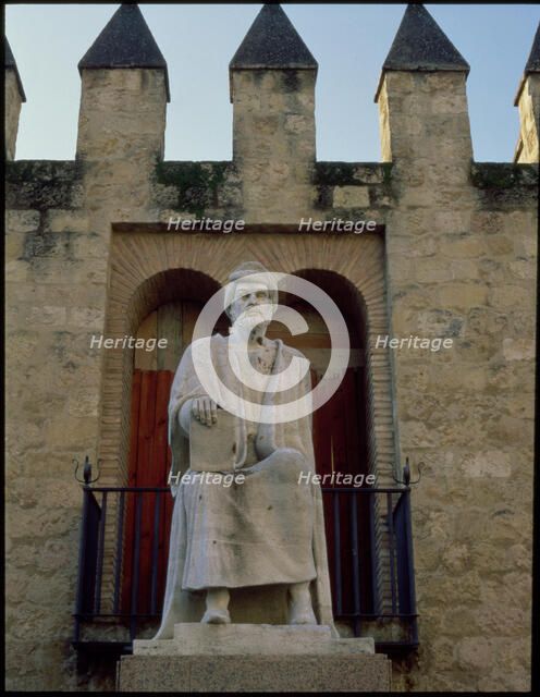 Monument in the city of Córdoba dedicated to Averroes (1126-1198), philosopher, lawyer, doctor an…