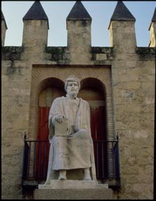Monument in the city of Córdoba dedicated to Averroes (1126-1198), philosopher, lawyer, doctor an…