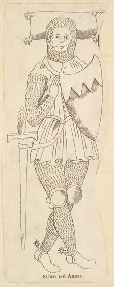 Monument of Eudo de Arsie, ca. 1790. Creator: Unknown