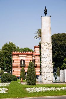Monument of Juan Sebastian Elcano, Maria Luisa Park, Seville, Andalusia, Spain, 2007. Creator: Samuel Magal