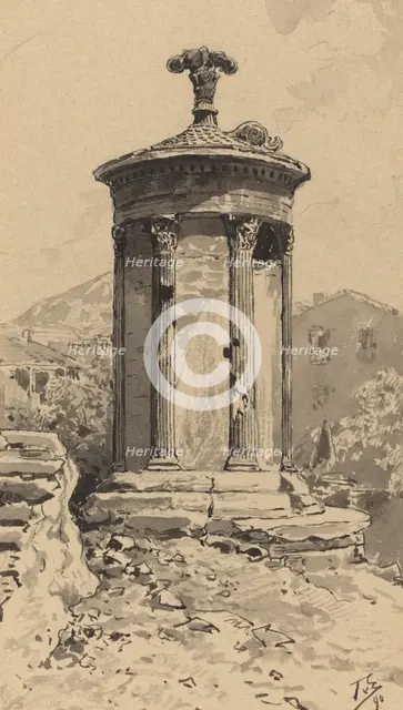 Monument of Lysicrates, 1890. Creator: Themistocles von Eckenbrecher.