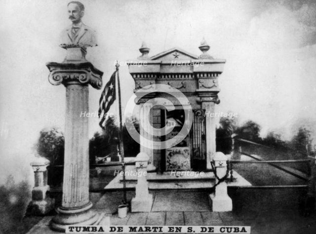 Monument of Marti in Santiago de Cuba, (1853-1995), 1920s. Artist: Unknown