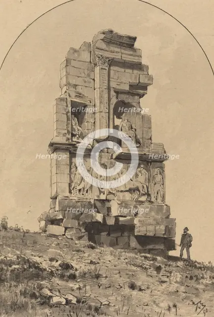 Monument of Philopappos, 1890. Creator: Themistocles von Eckenbrecher.