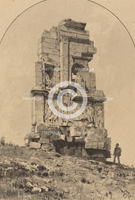 Monument of Philopappos, 1890. Creator: Themistocles von Eckenbrecher.