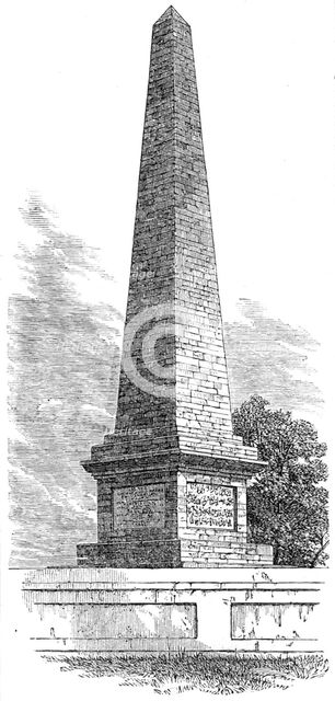 Monument of the Battle of Chillianwalla, 1864. Creator: Unknown.