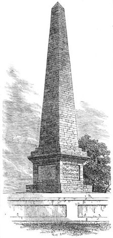 Monument of the Battle of Chillianwalla, 1864. Creator: Unknown