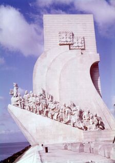 Monument of the Discoveries, Lisbon, Portugal, c1955. Creator: Arthur Charles Kirby Ware