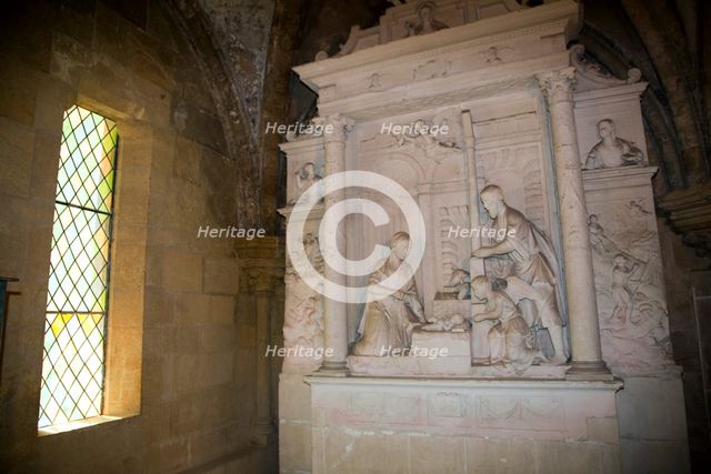 Monument, Old Cathedral of Coimbra, Portugal, 2009.  Creator: Samuel Magal.