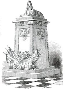 Monument lately erected in Lichfield Cathedral, to the 80th Regiment of Foot, 1850. Creator: Unknown