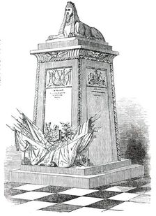 Monument lately erected in Lichfield Cathedral, to the 80th Regiment of Foot, 1850. Creator: Unknown