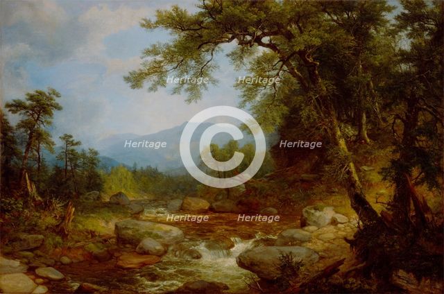 Monument Mountain, Berkshires, probably 1850. Creator: Asher Brown Durand.