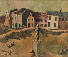 Monument (Memorial of a Famous Man), 1940. Creator: Cyprian Majernik