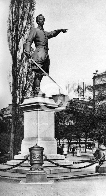 Monument to Charles XII, gardens behind the Royal Opera House, Stockholm, Sweden, c1923. Artist: Unknown