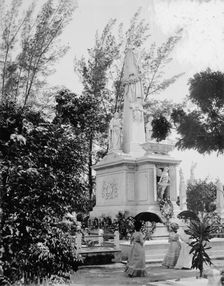 Monument to Cuban students, Colon Cemetery, Havana, Cuba, between 1900 and 1905. Creator: Unknown