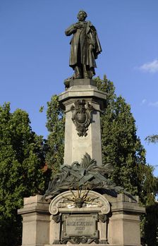 Monument to Adam Bernard Micki, Warsaw. Poland, 2013. Creator: Unknown