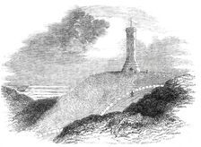 Monument to Admiral Sir Thomas Hardy, on Blagdon Hill, 1844. Creator: Unknown