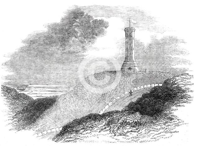 Monument to Admiral Sir Thomas Hardy, on Blagdon Hill, 1844. Creator: Unknown.