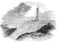 Monument to Admiral Sir Thomas Hardy, on Blagdon Hill, 1844. Creator: Unknown