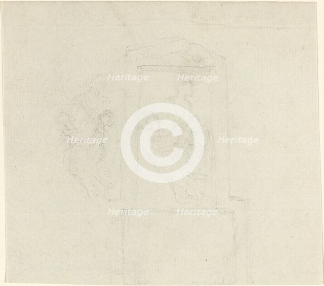 Monument to Agnes Cromwell (?), probably c. 1798/1800. Creator: John Flaxman.
