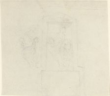 Monument to Agnes Cromwell (?), probably c. 1798/1800. Creator: John Flaxman